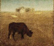 Albert Pinkham Ryder Evening Glow, The Old Red Cow Sweden oil painting artist